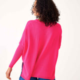 Women's Hot Pink Lightweight Sweater