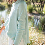 Women's Cotton Polo Oversized Sweater