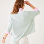 Women's Green Vneck Oversized Sweater