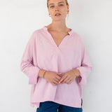 Women's Light Pink Cuff Tee