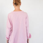 Women's Light Pink Cuff Tee