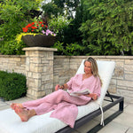 Women's Light Pink Maxi Kaftan Coverup Dress