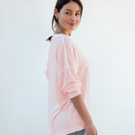 Women's Light Pink Oversized Pullover