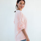 Women's Light Pink Oversized Pullover