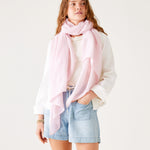 Women's Light Pink Scarf Wrap