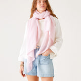 Women's Light Pink Scarf Wrap