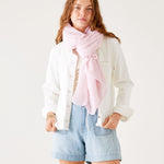 Women's Light Pink Scarf Wrap