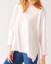 Women's One Size Tee in Light Pink Chest View