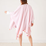 Women's Light Pink Tassel Travel Wrap