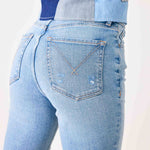 Women's Light Wash Straight Leg Jeans