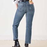 Women's Light Wash Straight Leg Jeans