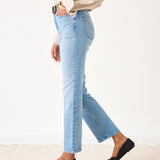 Women's Light Wash Straight Leg Jeans