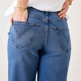 Women's Light Wash Wide Leg Jeans Perfect for Fall