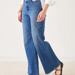 Women's Light Wash Wide Leg Jeans Perfect for Fall