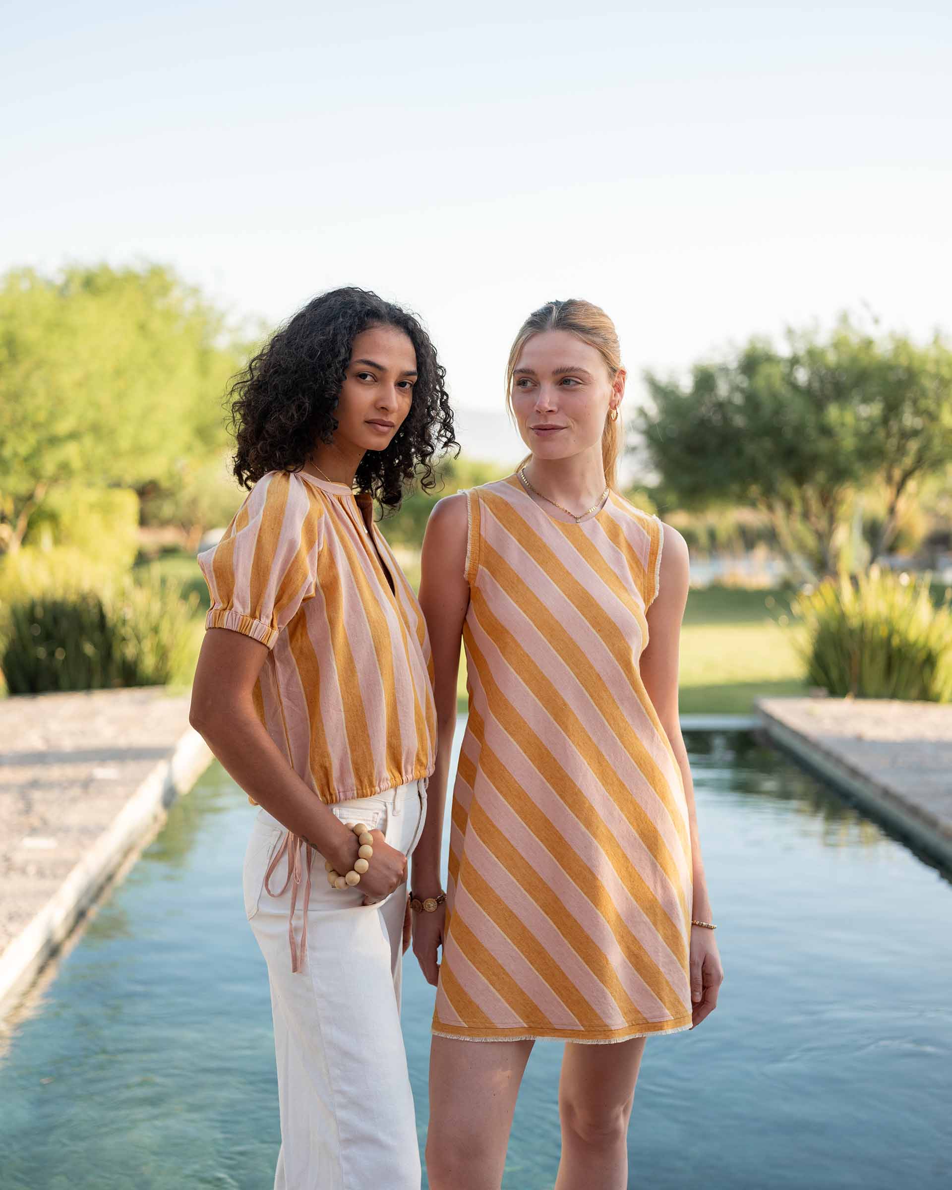Women's Mini Striped Summer Dress