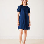 Women's Navy Flowy Mini Dress