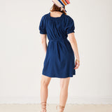 Women's Navy Flowy Mini Dress