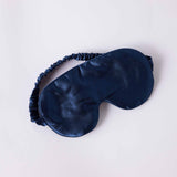 Women's Navy Satin Modal Sleep Mask