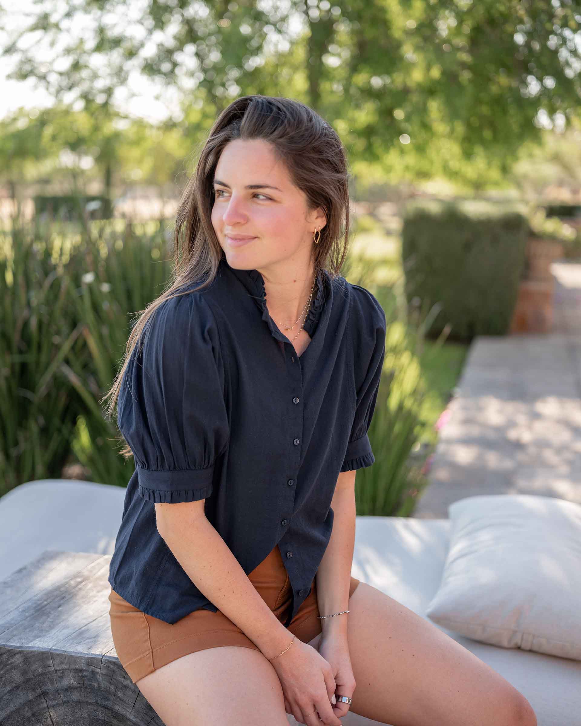 Women's Lightweight Button Down Top