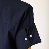 Women's Navy Short Sleeve Mini Dress