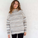 Women's Oversized Holiday Turtleneck Sweater