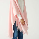 Women's One Size Light Pink Travel Wrap Side View Drape