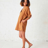 Women's Orange Beach Kaftan Coverup Dress