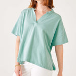 Women's Oversized Light Green Short Sleeve Tee
