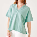 Women's Oversized Light Green Short Sleeve Tee