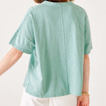 Women's Oversized Light Green Short Sleeve Tee