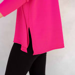 Women's Hot Pink Oversized Holiday Sweater