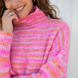 Women's Oversized Holiday Turtleneck Sweater