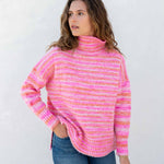 Women's Oversized Holiday Turtleneck Sweater