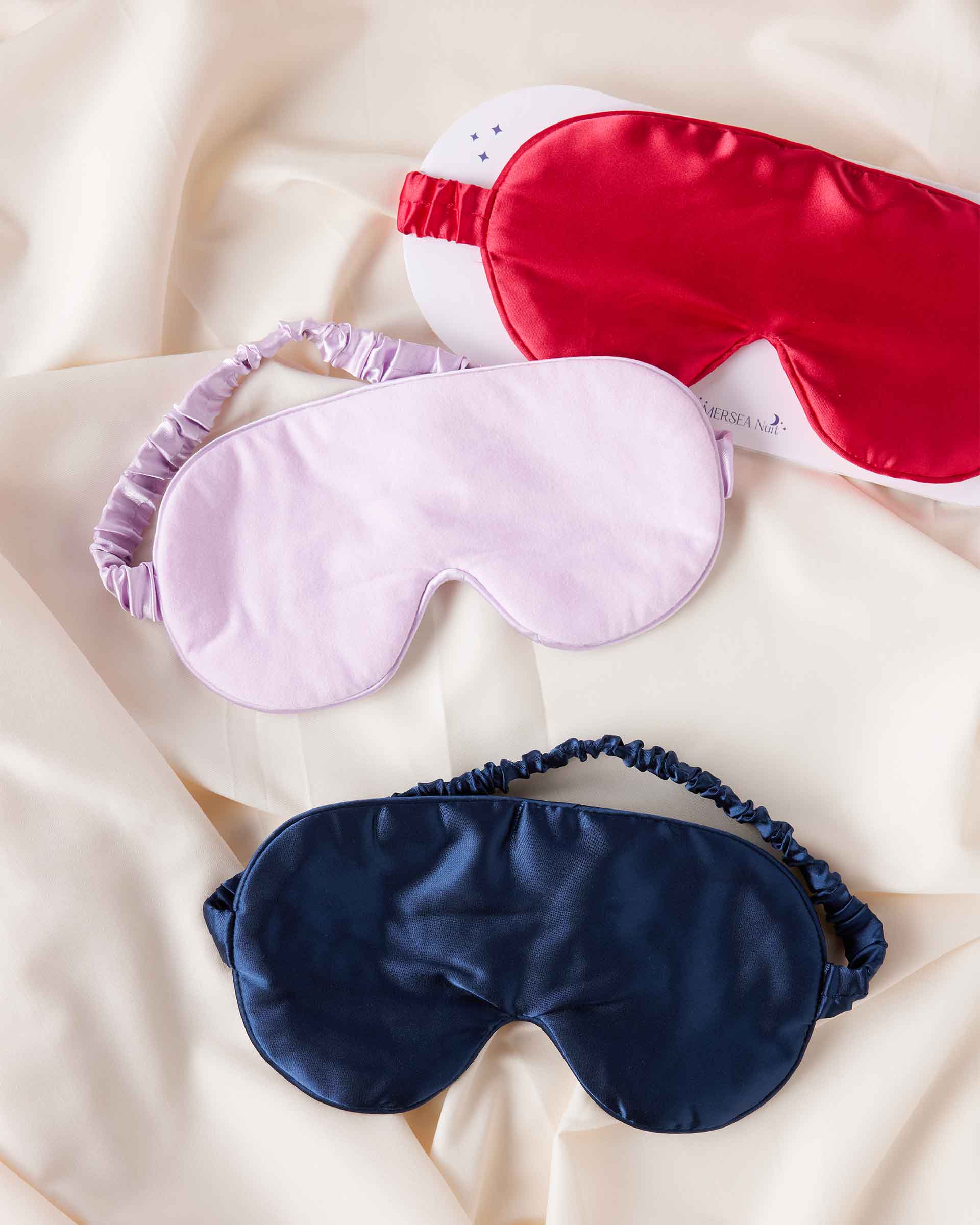 Women's Purple Satin Modal Sleep Mask