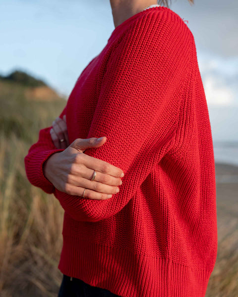 Salty Cotton Crewneck Sweater by MERSEA | Spring Crewnecks