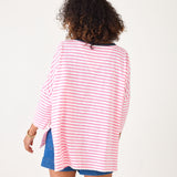 Women's Pink Striped One Sized Tee