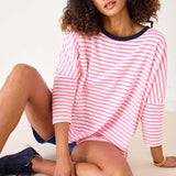 Women's Pink Striped One Sized Tee