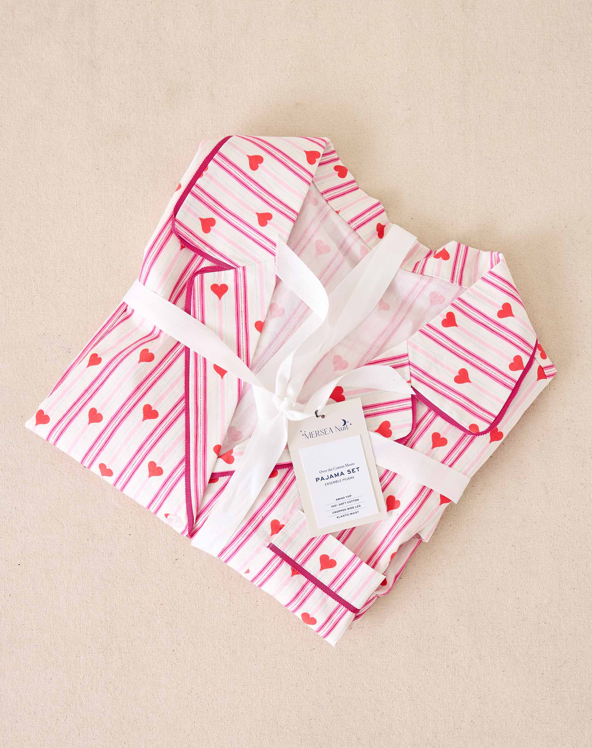 Women's Valentine's Day Heart Pajama Pant Set