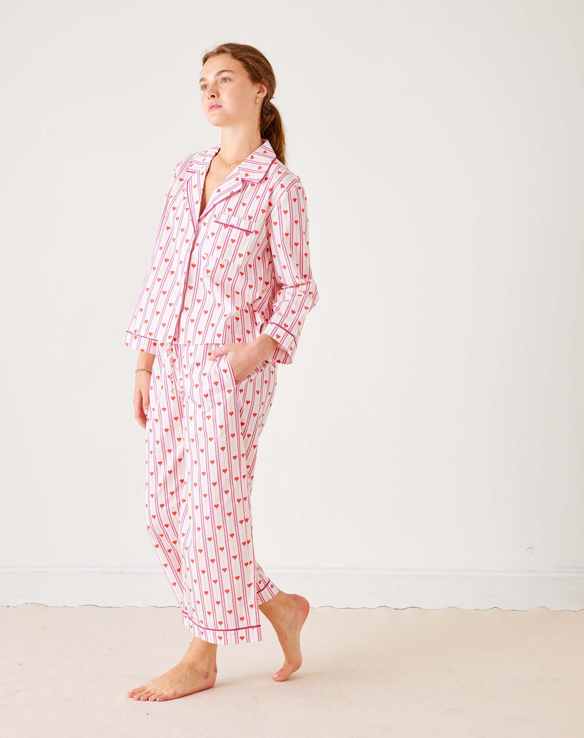 Women's Valentine's Day Heart Pajama Pant Set