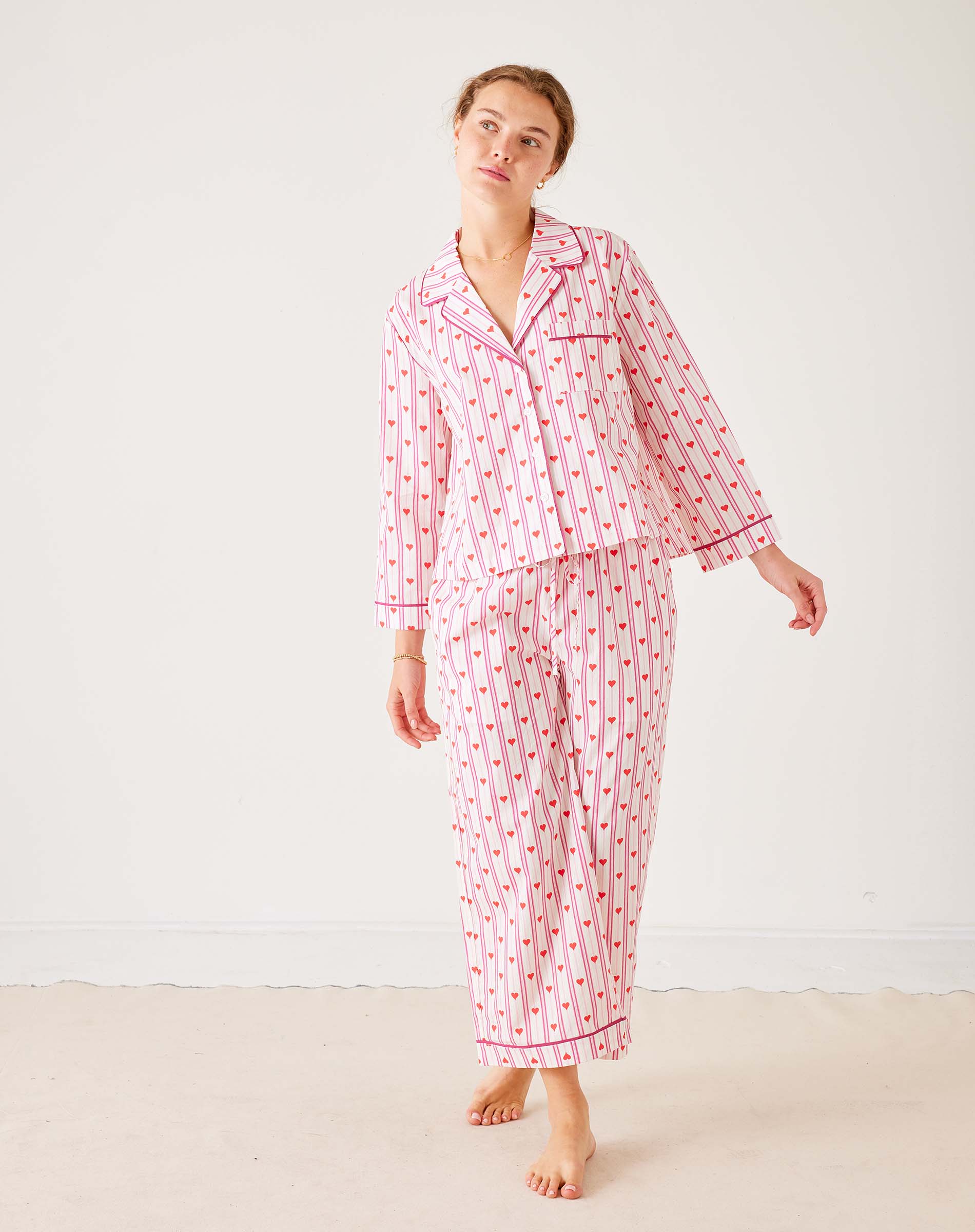 Women's Valentine's Day Heart Pajama Pant Set