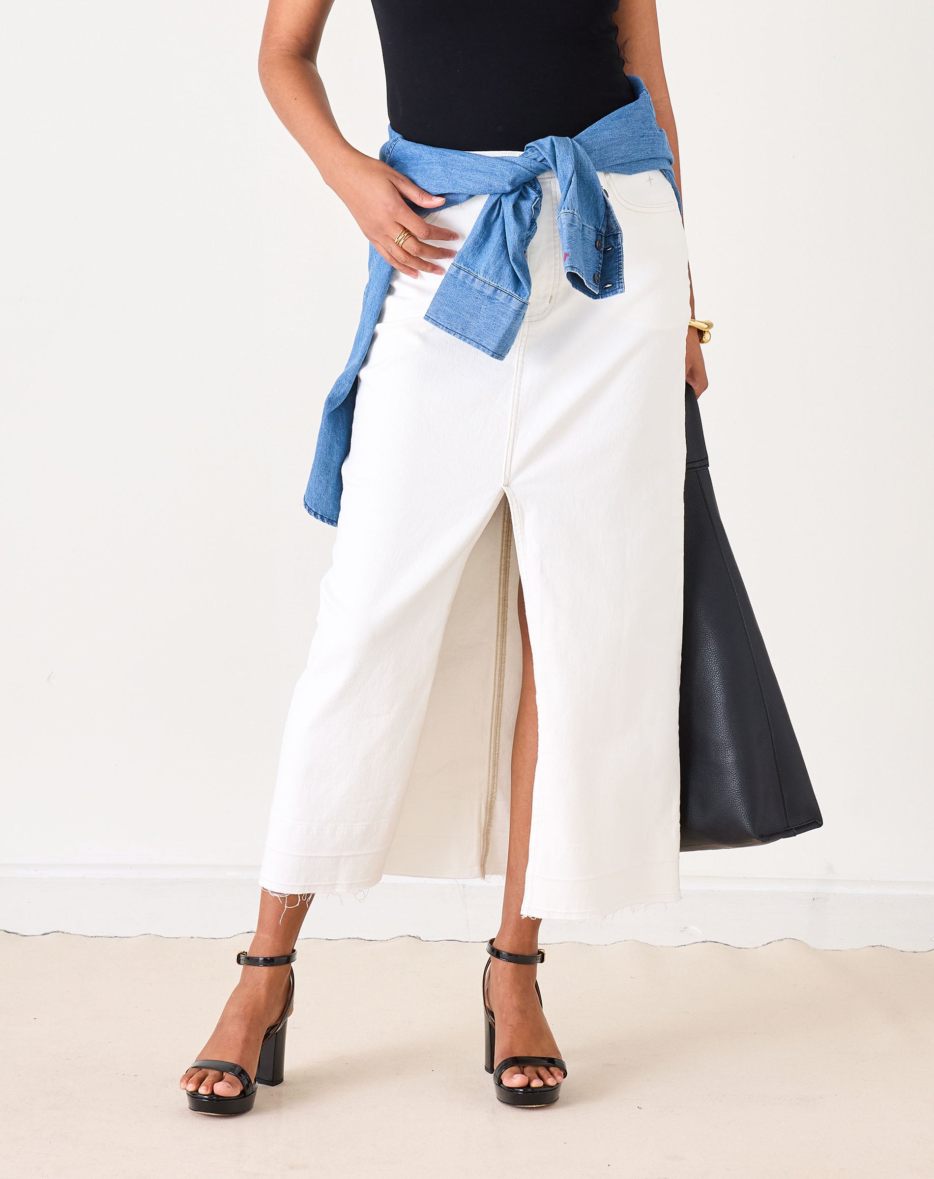 Hopper Denim Maxi Skirt