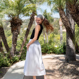 Women's White Maxi Skirt Vacation