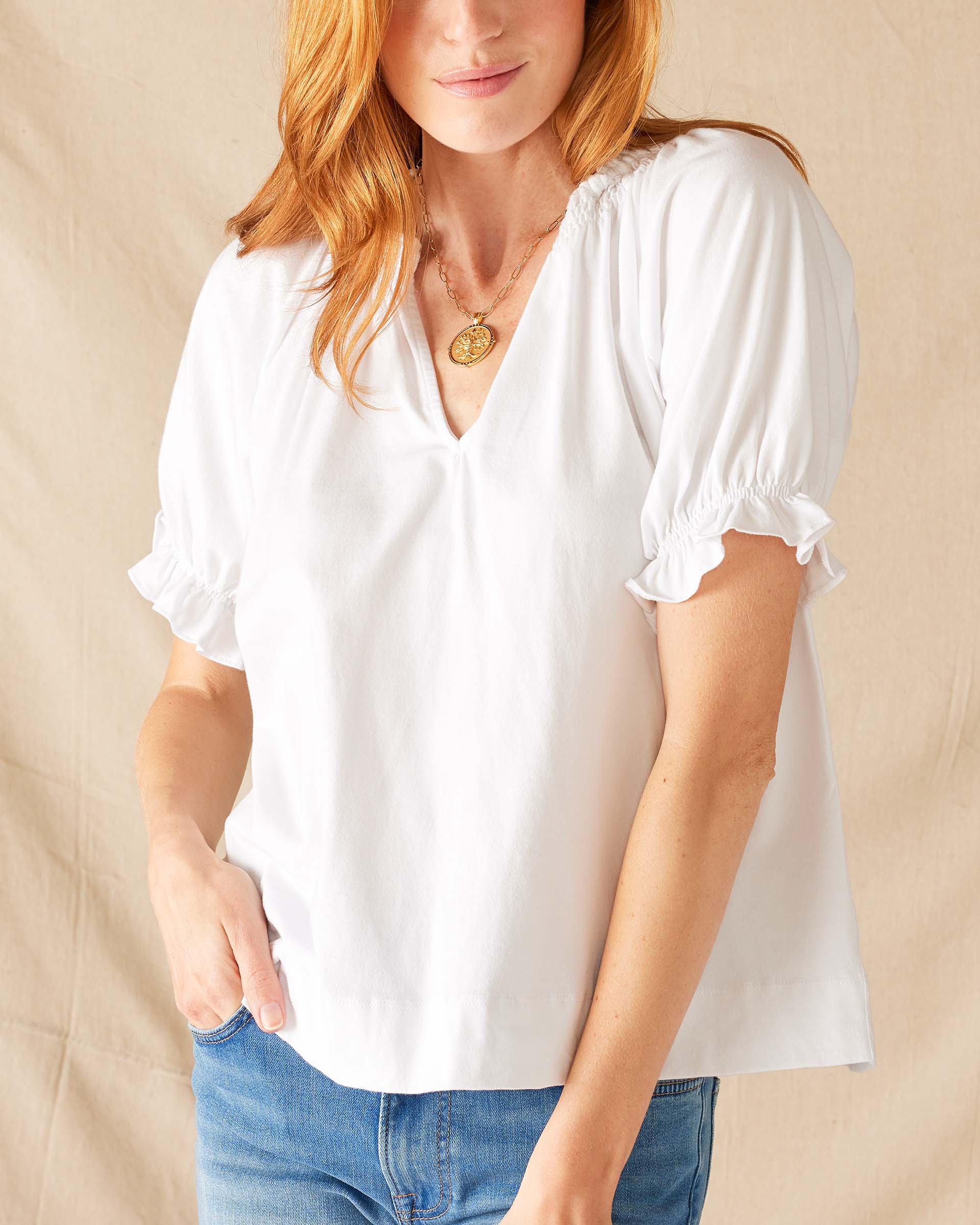 Pisco Ruffle Tee