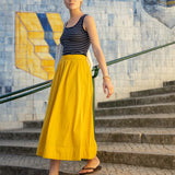 Women's Yellow Maxi Skirt