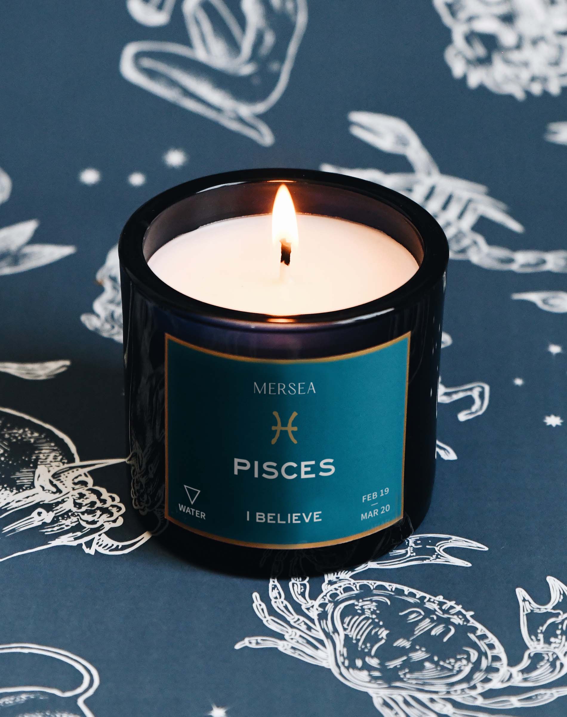 Aries Zodiac Candle - (March 21 - April 19) – MERSEA