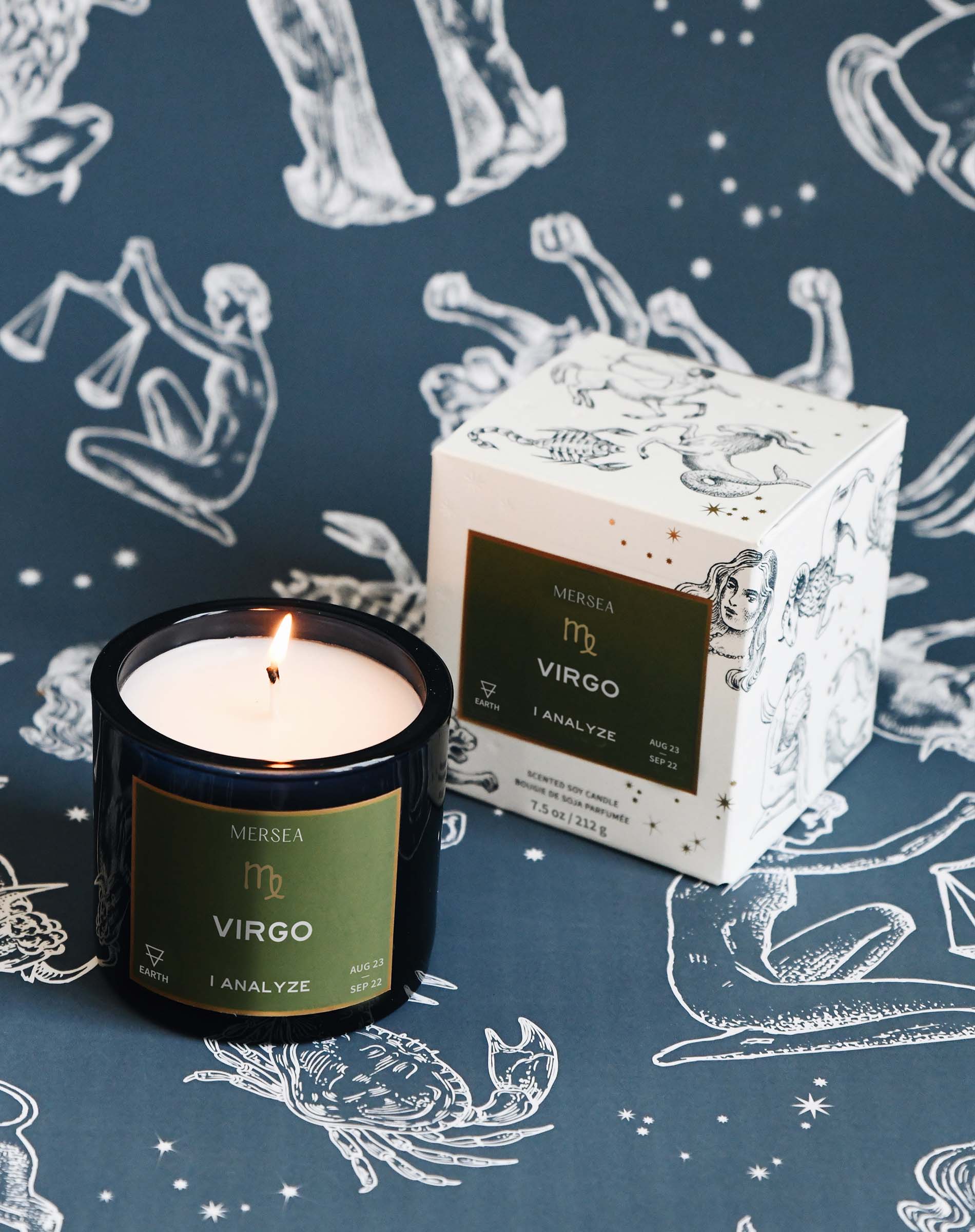 Sagittarius Zodiac Candle - (November 22 - December 21) – MERSEA