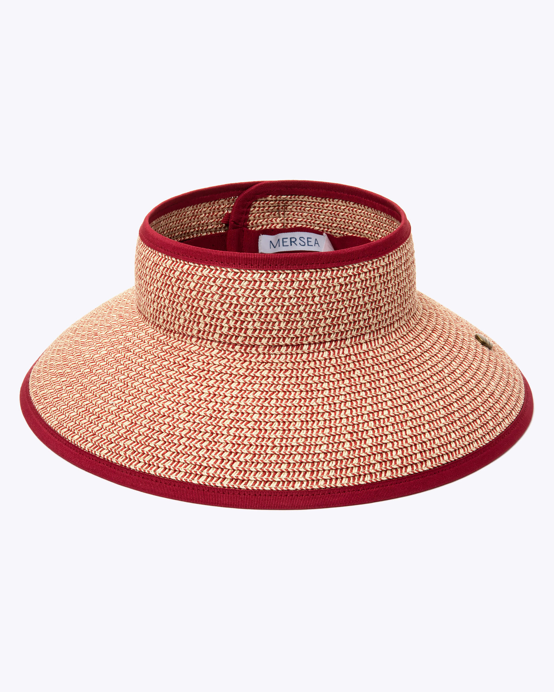 The Up-Cycled Louis Vuitton Rollable Packable Straw Visor