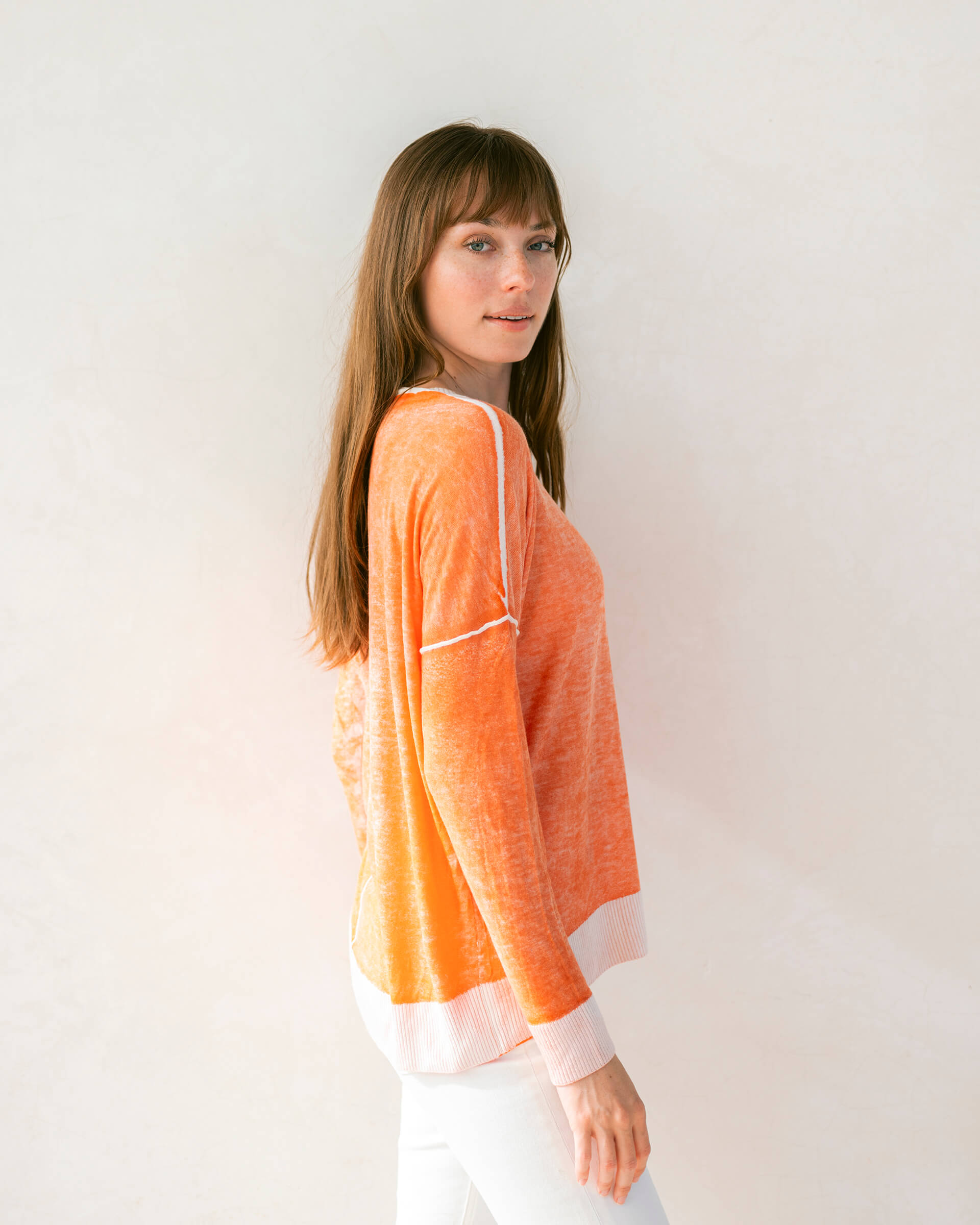 Saltwash Sweater in Orange