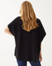 Anywear sweater vest with open sides in black
