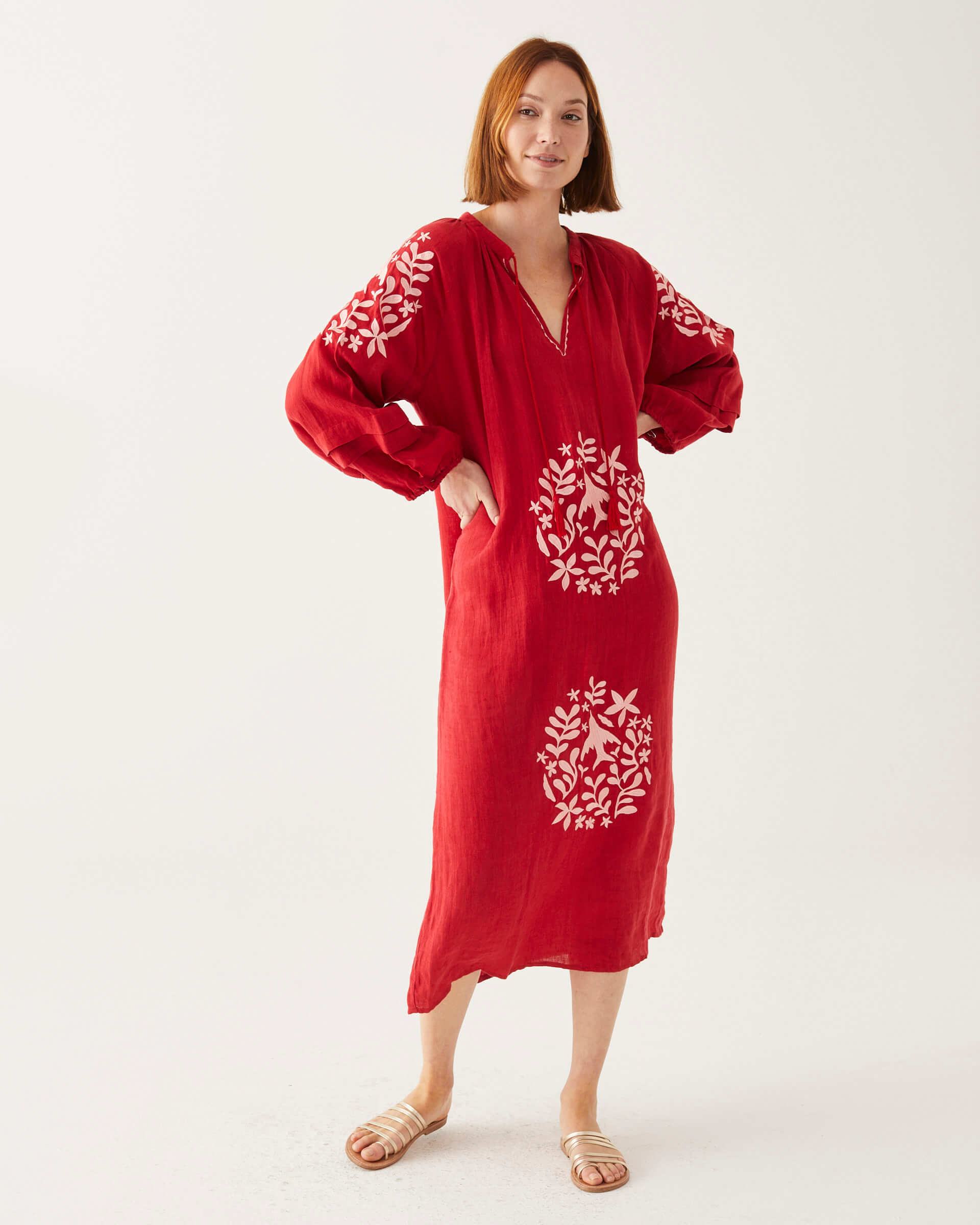 Shop The Embroidered Casual Summer Maxi Dress